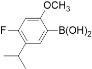 4-氟-5-异丙基-2-甲氧基苯硼酸