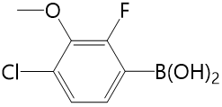 4-氯-2-氟-3-甲氧基苯硼酸