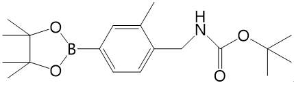 叔丁基(2-甲基-4-(4,4,5,5-四甲基-1,3,2-二氧杂硼烷-2-基)苄基)氨基甲酸酯