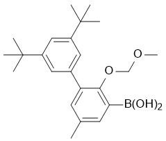 3',5'-二叔丁基-2-(甲氧基甲氧基)-5-甲基-[1,1'-联苯]-3-基)硼酸